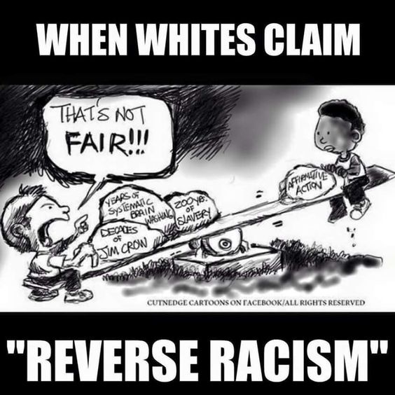 Image result for Images of reverse racism